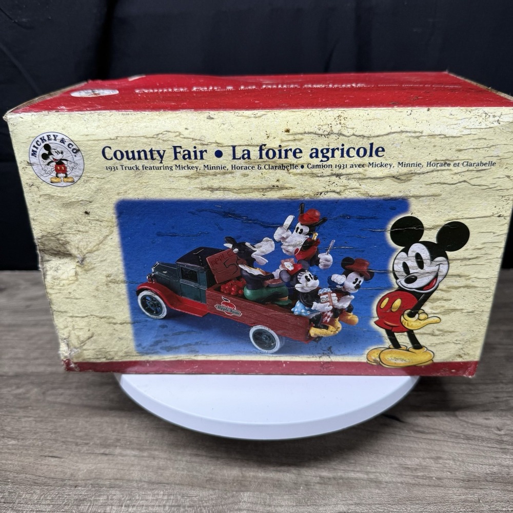 Vintage 90s Ertl Die Cast 1931 Truck 1999 Disney Mickey Mouse Country Fair 19194